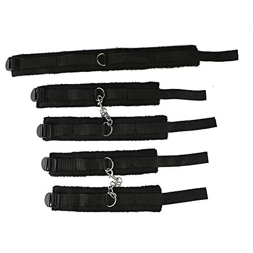 N-Keoboo-novita-Tuta-con-Tuta-Sportiva-Regolabile-Maschera-per-Gli-Occhi-Copricapo-10-Pezzi-in-Nero-per-Donne-Adulte