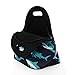 Violet Mist Womens Cute Reusable Neoprene Lunch Bag Insulated Lunch Box Thermal Shark Lunch Bags Tote Waterproof Animal Food Handbags Meal Prep Lunchbags Travel Work Gift for Women Men Adult