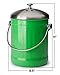 Premium Quality, Kitchen and Home Compost Bin, Eco Green Friendly and Decorative. Includes Odor Free Filter — 1.3 Gallon Capacity