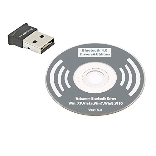 Bluetooth 4.0 USB Adapter Wireless Dongle for PC, Zexmte Bluetooth Low Energy USB Dongle Adapter Compatible with Windows 10/8.1/8/7/Vista/XP