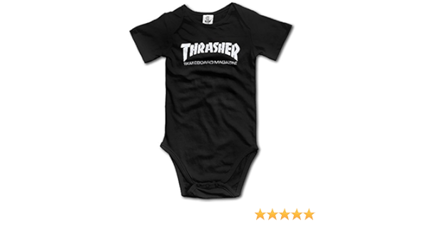 thrasher baby onesie
