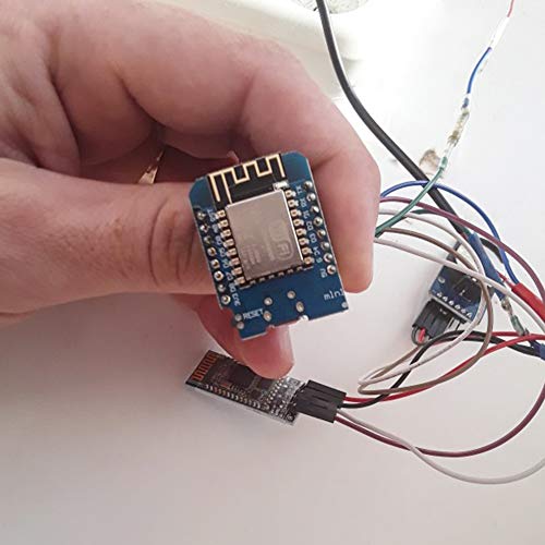 Aoicrie 2Pcs D1 Mini NodeMcu 4M Bytes Lua WiFi Development Board Base on ESP8266 ESP-12F N, for Arduino, 100% Compatible with WeMos D1 - Thumbnail 3