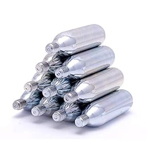 ICO – CO2 cartridge 16g threaded – 10 PACK – For threaded CO2 bike inflator – Pumps MTB or any road Cycling tIre.