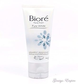 biore facial foam whitening