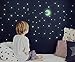 Glow in The Dark Stars, Bonus 3 Moons Wall Decal, Set of 756 Stars Dots and 3 Large Moon for Any Room Decor, Realistic and Bright Glow: Perfect Gift, Room Decor, Decoration and Wall Sticker.