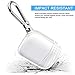 AirPods Case 6 in 1 Airpods Accessories Kits Protective Silicone Cover and Skin for Apple Airpods Charging Case with Airpods Ear Hook Grips/Airpods Staps/Airpods Clips/Skin/Tips/Grips Transparentthumb 1