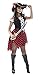 Morph Adult Women's Pirate Costume, Halloween Costume, Size XL