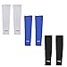 Cosmos 3 Pairs UV Protection Cooling Arm Sleeves Sun Sleeves for Bike Cycling Running Hiking Golf Outdoor Sports Activity