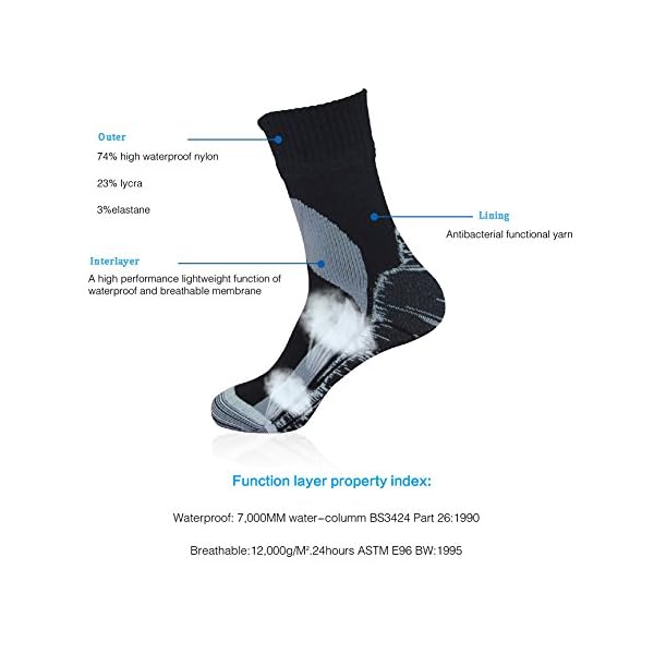 SGS-Certified-RANDY-SUN-Unisex-Waterproof-Breathable-HikingTrekkingSki-Socks