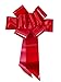 Mavo Rainbow Big Car Bows 23'' Red and Pink Large Ribbon Pull Bows Huge and Beautiful Giant Bow for New Vehicle Birthday Presents,Weddings and Pretty Decorations with Suction Cup
