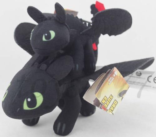 2X How to Train Your Dragon Toothless 6" And 8" Stuffed Animal Plush Toys Gift
