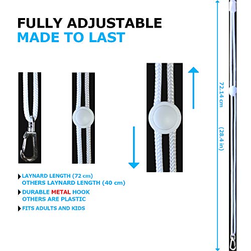 Fugetek Universal Waterproof Cell Phone Case Pouch, IPX8, Dry Bag for iPhone 6, 7, 8, X, and Android Samsung Galaxy, Pixel, HTC Smartphones, White, (2 Pack)