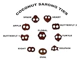1 World Sarongs Coconut Sarong Ties