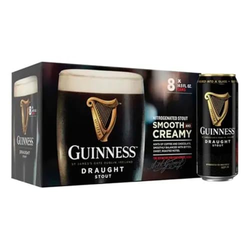 Cerveza importada Guinness Draught 440 Ml - 8 Pack