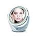 Malika Jafrin, Lighted Makeup Mirror, USB Rechargeable, Vanity Double-Sided 1X & 5X Magnification, Bright LED Light for Your Bedroom, Bathroom Or Travelling
