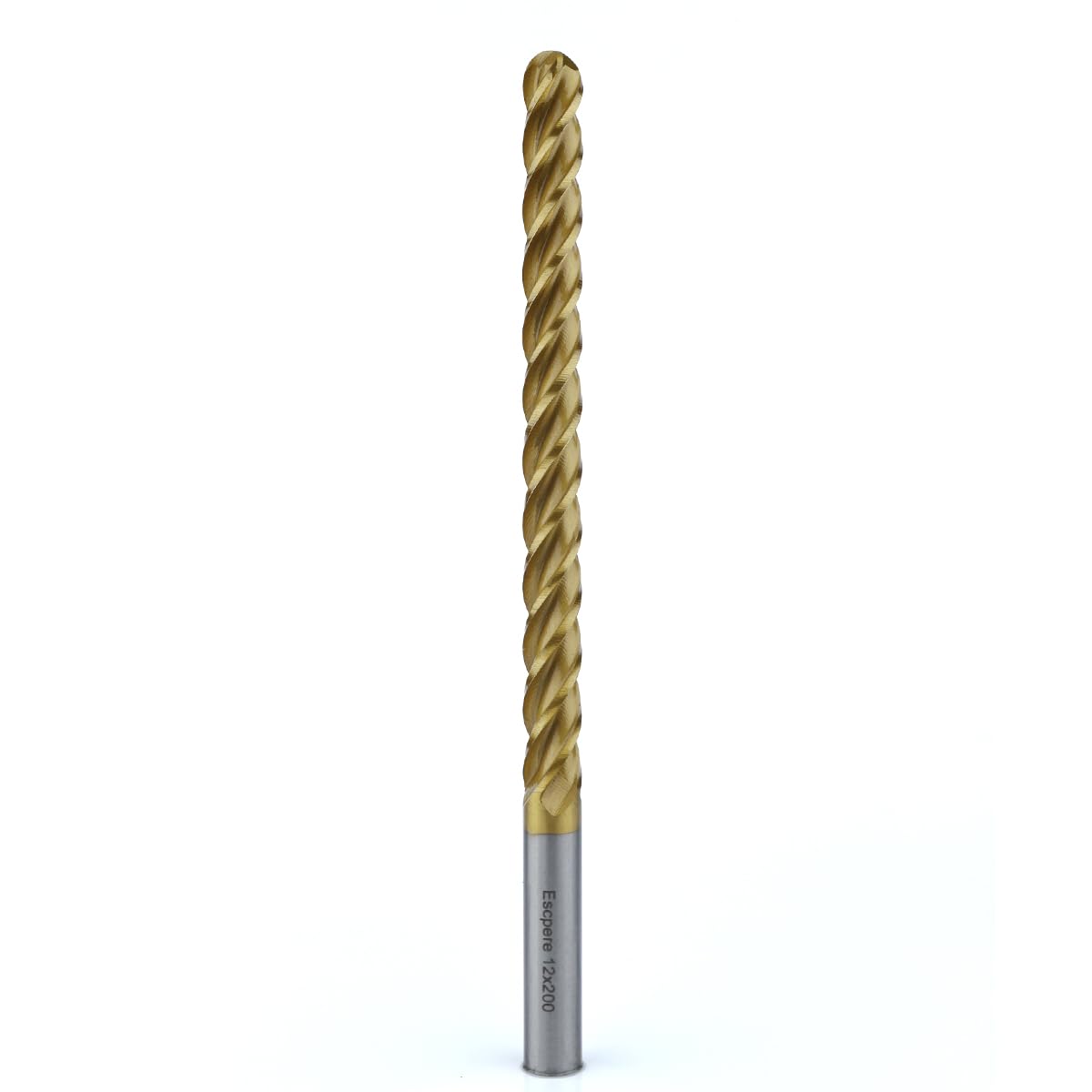 Escpere EVA EPS Styrofoam CNC Router Cutter for Cutting Long, HSS Spiral Long Endmills CNC Foam Milling Bit 2D / 3D (D12xR6x150x200 Ball Nose) — image 1