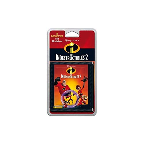 Panini France SA – Indestructible 2 Blister Pack of 8 Toy Pouches, 2411-038, Multicoloured