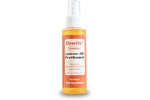 Dowite Guitar Fretboard Lemon Oil 100ml | Natural Fingerboard Cleaner & Conditioner | Rosewood, Ebony & Maple Wood Care | Restores Shine, Prevents Drying & Cracking | Guitar Maintenance Oil