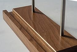 Optage Audio Tabletop Record Holder, Solid Wood Now