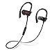 TOPyoth Bluetooth Headphones Wireless Earbuds Sport in-Ear IPX7 Sweatproof Earphones with Mic Super Sound Quality Bluetooth 4.1 ，8 Hours Play Time, Noise Cancelling Headsets Secure Fit Design Red