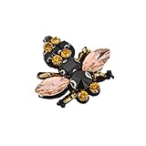 Lychee Rhinestone Bee Patch Sewing on Appliques DIY Clothes Shoes Bags Decor Gift