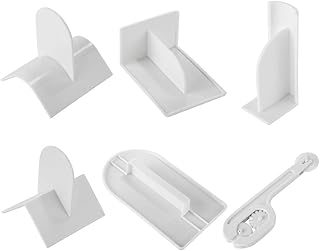 Soleebee 6-Teiliges Glätter für Fondant Kuchen Glätten Werkzeug Cutter mit Sharp Kantenschneider, Fondant Torten Werkzeuge Modellierwerkzeug Polierer für Torten Deko