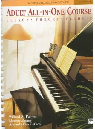Alfred's Basic Adult All-in-One Piano Course - Level 1 (Book & CD