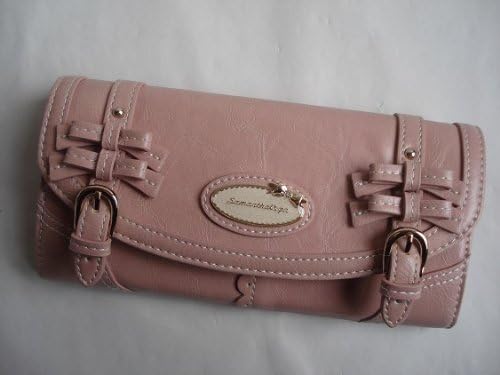 Amazon サマンサタバサ Samantha Thavasa サマンサベガ Samantha Vega 長財布 かぶせ テリシア うすいピンク Samantha Vega サマンサベガ レディースバッグ 財布