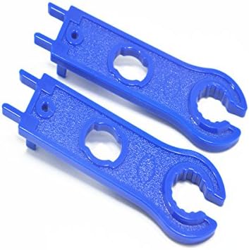 2PCS MC4 Connectors Spanner Wrench-Ideal for Assembly and Unlocking PV Wire Solar Panel Cable
