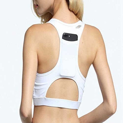 EBRICKON Women Sports Yoga Bra with Phone Pocket High Impact Running Bras