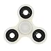 AnnVan Tri-Spinner Fidget Hand Spinner Toy - Engineering Plastics Material Durable Ultra High Speed Bearings - Good for ADHD EDC and Focus Anxiety Relief (Luminous White)