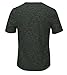 NHL Chicago Blackhawks Glorious Finish Short Sleeve Crew Neck Tee, Large, Hyper Charcoal Slub