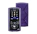 iShoppingdeals TPU Gel Protective Case Skin Cover for Sony Walkman NWZ-E383 NWZ-E384 NWZ-E385 MP3 Player, Purple