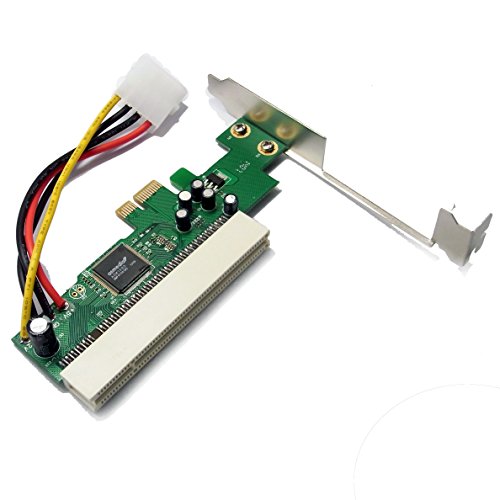 Sienoc 3.3V/1A. 3.3Vaux/100mA 12V 5V Version 2.3 PCI-E Express x1 Slot to PCI / PCI-X 32Bit Adapter Card Windows2000/NT/2003/XP/Vista/WIN7/WIN8/8.1/Linux