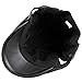 Samtree Men's Classic Newsboy Cap,PU Leather Gatsby Ivy Flat Golf Driving Hat(01-Black)