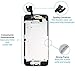 Pre-Assembled Screen Replacement for iPhone 6 Plus Black, LCD Display and Touch Screen Digitizer Replacement for A1522, A1524, A1593w/Facing Proximity Sensor, Ear Speaker, Front Camera and Repair Tool