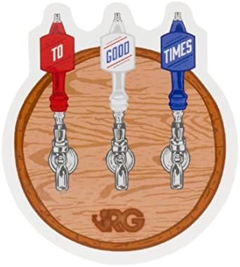 Rowdy Gentleman To Good Times Tap Sticker