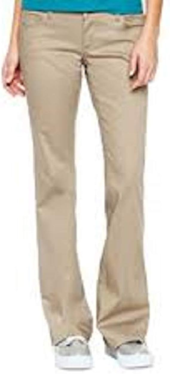 dickies girl junior's classic 5 pocket skinny pant