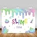 Mehofoto Unicorn Slime Party Backdrop Glitter Slime Birthday Photography Background 7x5ft Vinyl Slime Theme Party Backdrops