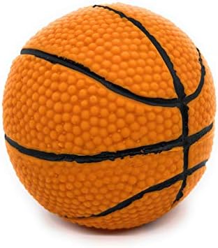 Soft Squeaky Basketball Rubber Dog Toy Squeaky Natural Rubber (Latex) 393 Inches Complies With Same Safety Standards As Kids Toys Medium Large Dogs Indoor Play