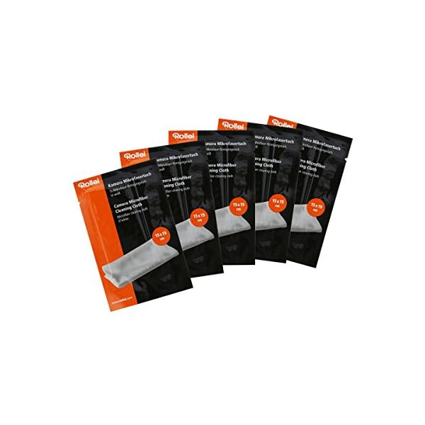 Rollei Kamera Reinigungsset Travel - Set zur Linsen-, und Objektivreinigung, inkl. Lenspen, Airblower und Mikrofaser-Tuch - Ideal für Unterwegs/Reisen - schwarz – Bild 6