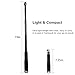 Vicdozia 19'' Extension Selfie Stick, Portable Hand Grip Waterproof Handheld Monopod Adjustable Pole Compatible with GoPro Hero 12 11 10 9 8 7 6 5 AKASO SJCAM DJI OSMO and More Action Sports Cameras
