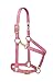 Weaver Leather Basic Adjustable Nylon Halter, Pink, 1