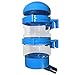 SatisPet Dog Water Dispenser in Blue - Water Bottle for Cats Dogs & Small Animals - Leak-Proof Fountain for Automatically Feeding Water (Dogs & Cats, 14 fl oz)