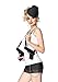 Leg Avenue Women's Double Gun Zipper Holster, Gangster Black, One Size