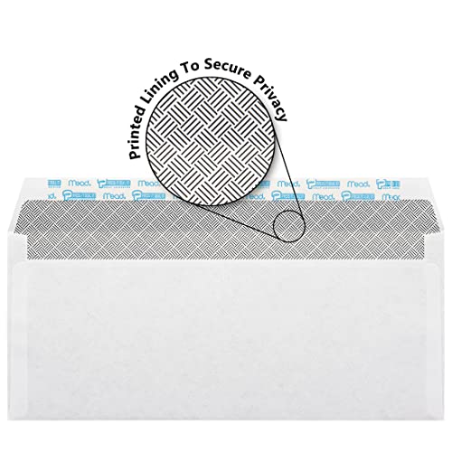 Mead Security Envelopes Self Seal 10 Windowless Mailing Envelopes