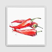 Framed Canvas Wall Art Vegetables Theme Design Canvas Prints Home Artwork Decoration for Living Room,Bedroom - 16x16 inches