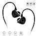 Sport Headphones Earbuds with Microphone, Corded Earphones with Mic Bass, 3.5mm Wired Earbud, In Ear Headphones Noise Cancelling, Stereo Earbuds for Apple iPhone iPad iPod Android Samsung Running