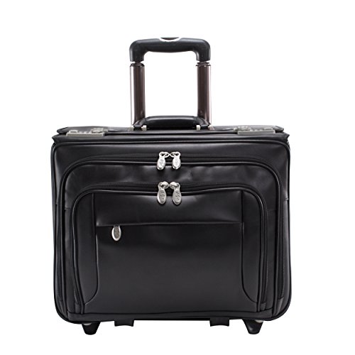 McKleinUSA SHERIDAN 84665 Black 17 Detachable-Wheeled Catalog Case