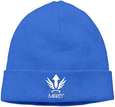 Gaoger Mens & Womens Overwatch Mercy Skull Beanie Hats Winter Knitted Caps Soft Warm Ski Hat Black